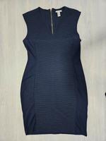 H&M Businesskleid Etuikleid, Dunkelblau, Gr. L Brandenburg - Biesenthal Vorschau