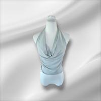 Halter Neck Top Damen Größe S Grau mit Glitzer Niedersachsen - Marschacht Vorschau