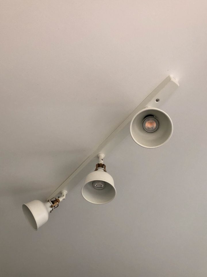 3x Ikea Ranarp Deckenschiene 3 Spots Lampen Deckenspots in Berlin