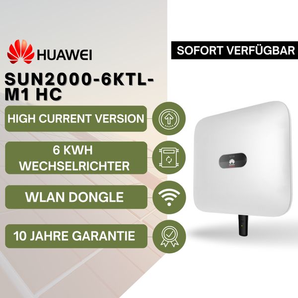 HUAWEI SUN2000-6KTL-M1, inkl. WLAN DONGLE 6kWh Wechselrichter in  Nordrhein-Westfalen - Paderborn | eBay Kleinanzeigen ist jetzt Kleinanzeigen