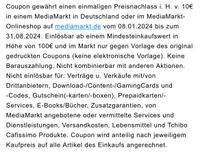 Einkaufsgutschein Gutschein Media Markt online 10€ Niedersachsen - Seevetal Vorschau