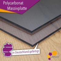 4mm Polycarbonat | Zuschnitte Platte | grau getönt Rheinland-Pfalz - Altenkirchen Vorschau