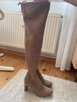 Overknees Stiefel braun nude beige H&M 38 Brandenburg - Stahnsdorf Vorschau