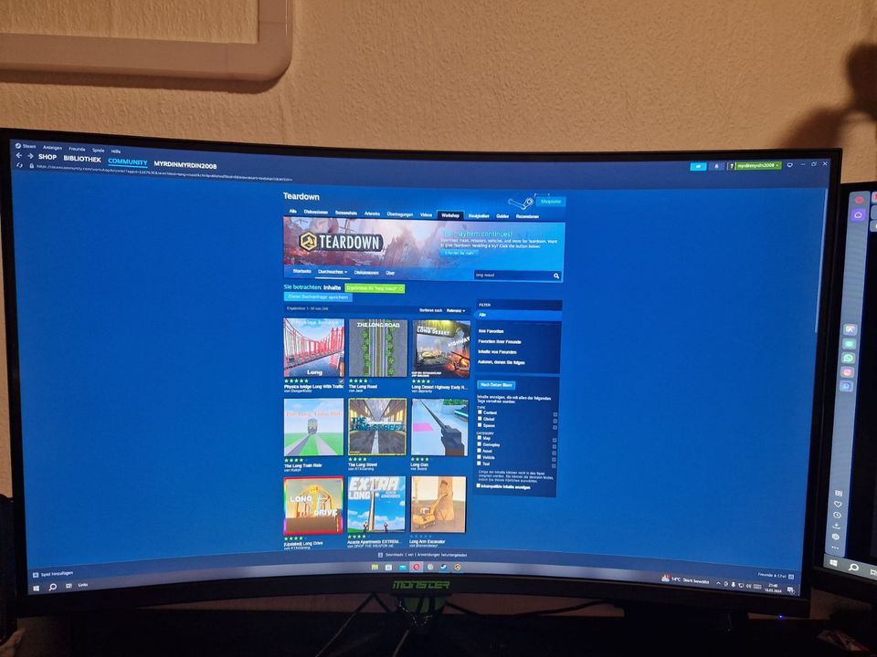 32 Zoll curved Gaming Monitor 165 Hz in Schwalmstadt