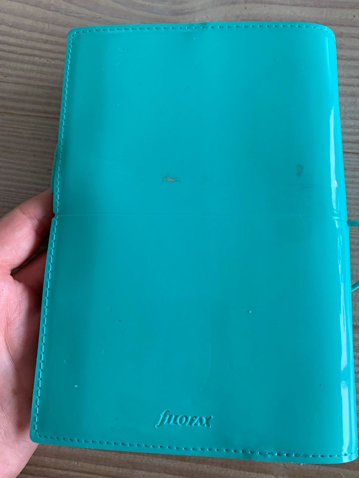 Filofax Organizer Türkis Ringbuch nur Hülle Kalender in Pirmasens