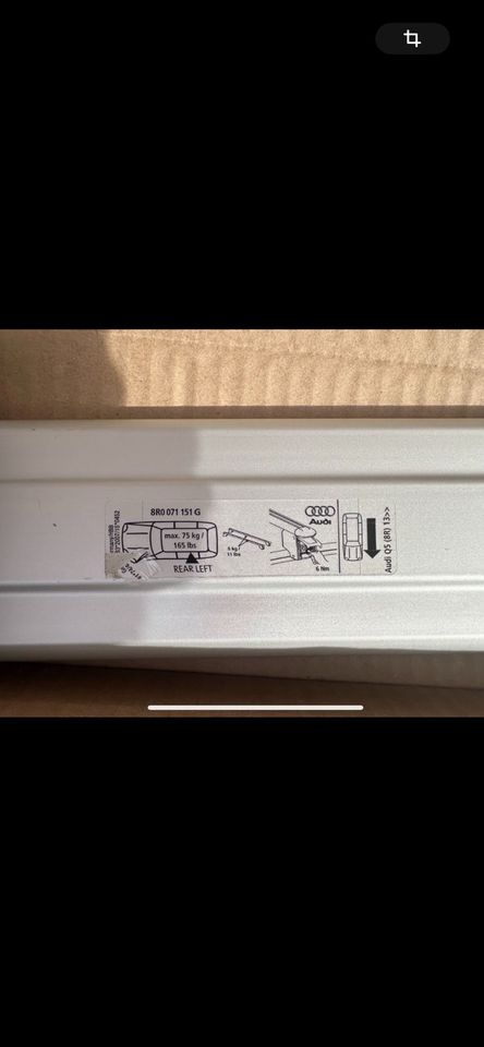 Dachträger GrundträgerAUDI Q5 Neu 8RO071151G in Mannheim