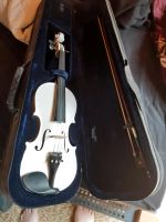 Weiße Geige in Koffer Nordrhein-Westfalen - Oberhausen Vorschau