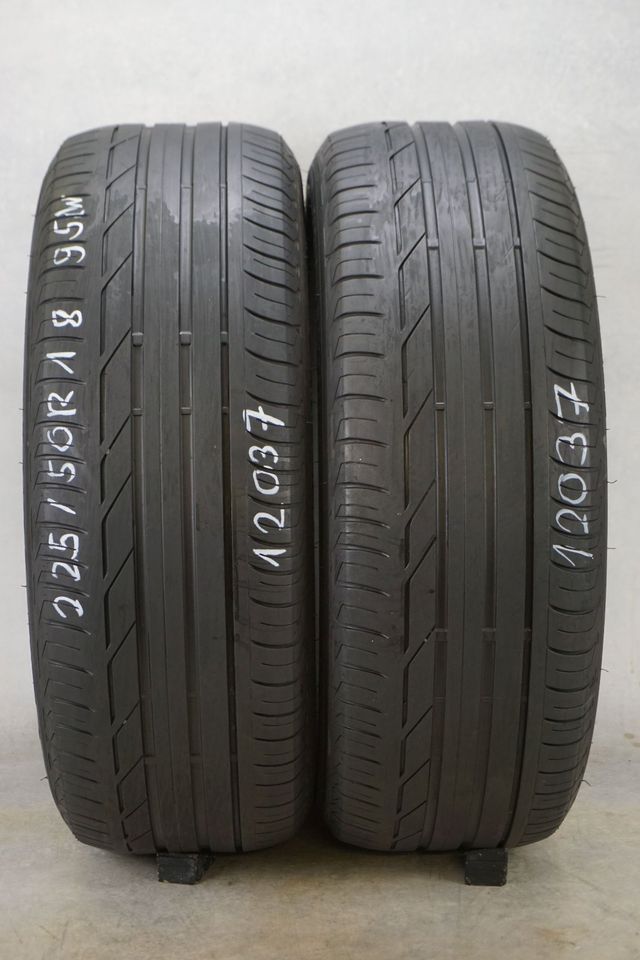 2 Sommerreifen 225 / 50 R 18 95 W Bridgestone Turanza Run  4,6mm in Hattenhofen