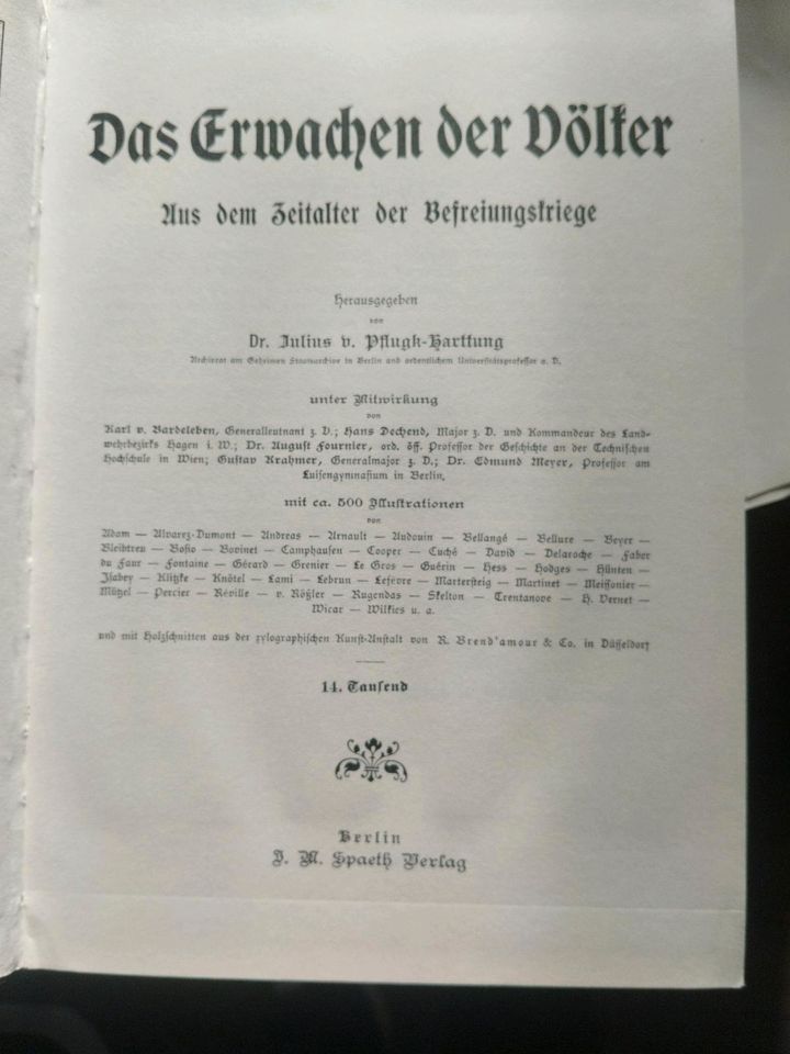 Ein Buch von Dr. Pflugk-Harttung, Das Erwachen der Völker. in Wesertal