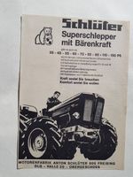 Schlüter Diesel Schlepper Traktor Anzeigen von 1954-1963 Baden-Württemberg - Leonberg Vorschau