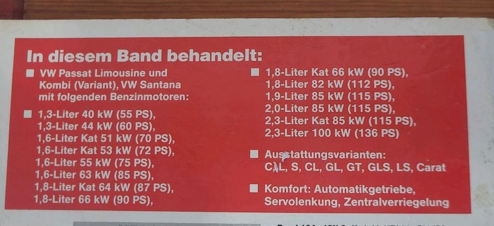 VW Passat Santana Jetzt helfe ich mir selbst in Ensdorf