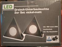 Unterbauleuchte dreieckig 2 x 2er Set Nickel -matt Hessen - Griesheim Vorschau