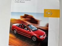 Opel Astra Cabrio Linea Rossa 2002 Prospekt Aachen - Vaalserquartier Vorschau