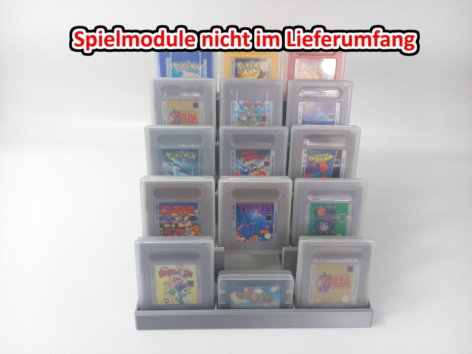 Aufsteller für Nintendo GameBoy Spiele Halter Spielehalter in Neuenrade