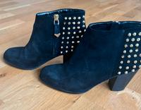 Zara Lederstiefeletten mit Nieten Gr. 39 schwarz Baden-Württemberg - Böblingen Vorschau