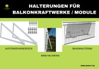 Halterung Balkonkraftwerk PV Module ✅ NUR ABHOLUNG - Solarmodul Aufständerungsdreieck, Balkonhalterung Solarpanel, Halterung Flachdach und Wand Stuttgart - Stuttgart-Ost Vorschau