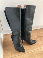 Lederstiefel, schwarz, Größe 38 Nordrhein-Westfalen - Gütersloh Vorschau