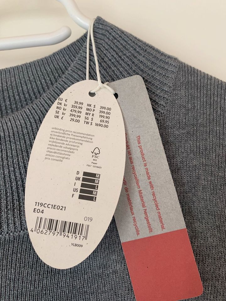 NEU Esprit Strickkleid Kleid grau Größe M in Geldern