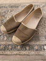 Rieker Schuhe Flach Ballerina Damen 39 Gold Glitzer chic Urlaub Berlin - Steglitz Vorschau