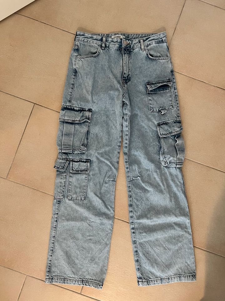 Cargo Jeans von Pull&Bear, Größe 36 (Damen) in Troisdorf