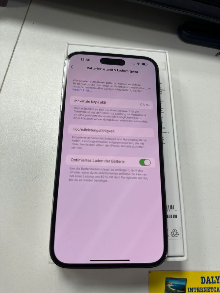 IPHONE 14 PRO MAX 128 GB DEEP PURBLE in Braunschweig