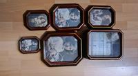 Bilder Rahmen Set mit Vitrine in Holzoptik und Goldrand Thüringen - Creuzburg Vorschau