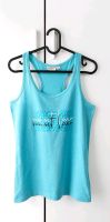 Damen Mädchen Tank Top ⭐NEU⭐ Türkis ärmelloses Shirt Gr. 36/38 Saarland - Homburg Vorschau