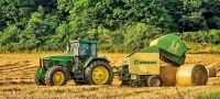 Lohnpressen, Heu, Stroh, Rundballen, John Deere, Krone VarioPack Rheinland-Pfalz - Rieden Vorschau