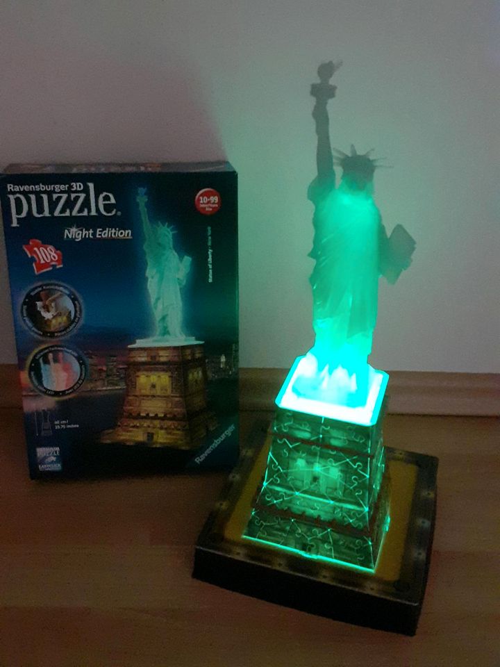 3D Puzzle Night Edition "Freiheitsstatue " mit LED in Bad Salzuflen