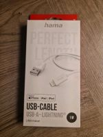 USB - A - Ligtning Kabel Hama  ArtNr. 00201579 NEU! Bayern - Heroldsberg Vorschau