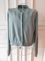 hellgrüne, kurze Strickjacke von zero Friedrichshain-Kreuzberg - Friedrichshain Vorschau