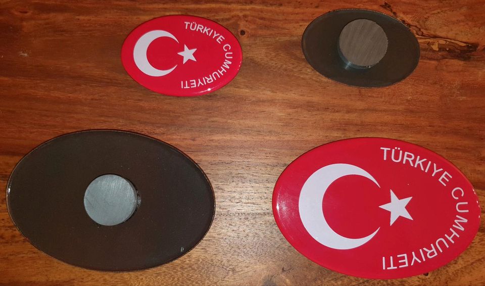 4 x Emaille Schilder,Türkei.Türkiye.Galatasaray,Email.Fußball. in Hannover