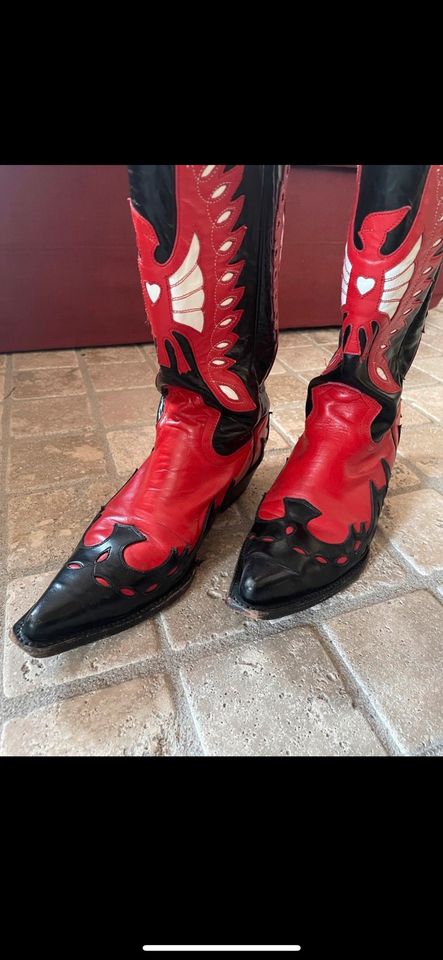 Cowboystiefel Westernstiefel Buffalo 39 echtes Leder❤️ in Feldkirchen-Westerham