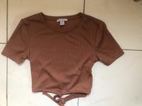 Shirt T-Shirt Crop Kurzshirt Amisu zum Binden Gr. S Bayern - Estenfeld Vorschau