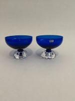 ASEDA Sweden Sektschale Dessertschale Glas Vintage 1960er blau Hessen - Gießen Vorschau