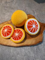 NEU gehäkelt Grapefruit Set 4tl. Kinderküche 8cm Durchm. Düsseldorf - Unterbach Vorschau