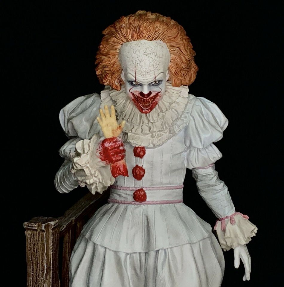 Pennywise Es It Deluxe Art Scale 1/10 25cm Iron Studios Neu in Mayen