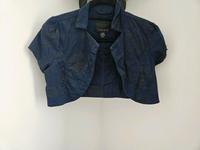 kurzarm Bolero Jäckchen,Blazer Weste,Blau,Ornamente,S,36,M,38 Baden-Württemberg - Karlsruhe Vorschau