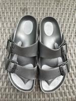 Birkenstock Arizona EVA Gr. 39/schmal grau metallic Altona - Hamburg Ottensen Vorschau