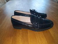 Neuwertige Slipper Gr. 39 Zara Basics Loafer Hessen - Fulda Vorschau