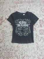 Graues Baby Tee mit Print Stuttgart - Botnang Vorschau