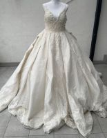 Designer Hochzeitskleid Brautkleid Größe 36-38 Nordrhein-Westfalen - Leverkusen Vorschau