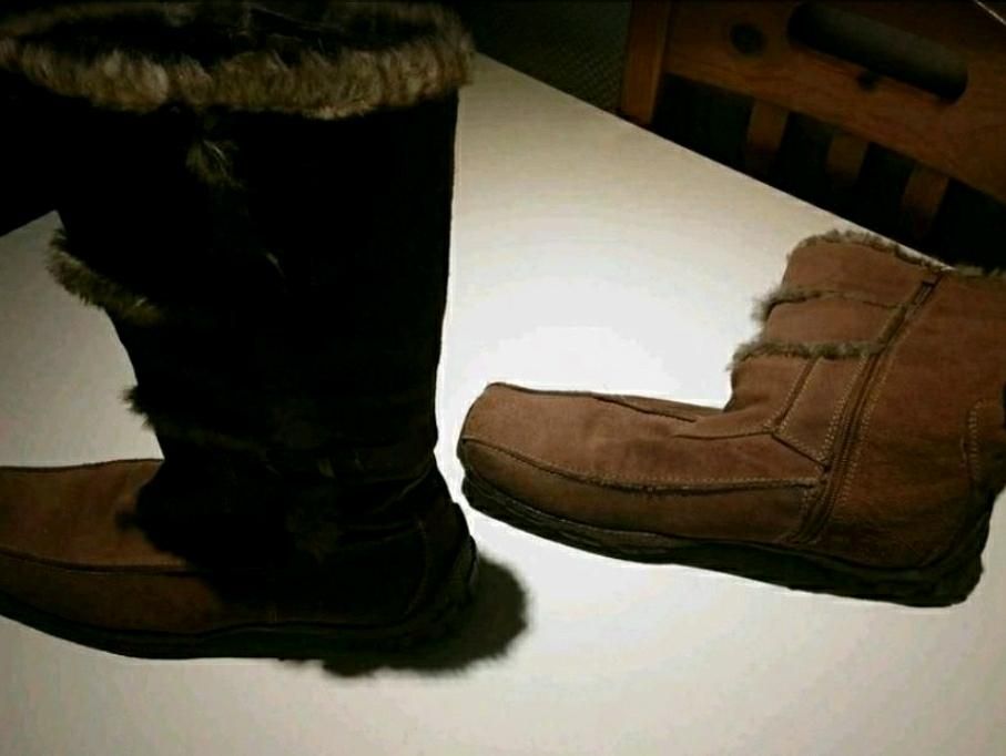 Wildleder Stiefel Gefüttert Braun Gr 39 in Berlin