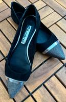 Damen Ballerinas Tamaris, Größe 40, Schwarz/Silber Sachsen-Anhalt - Teuchern Vorschau