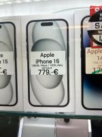 Apple iPhone 15 128GB Black Wie Neu! 100% Akku! Garantie Rechnung Stuttgart - Stuttgart-Mitte Vorschau