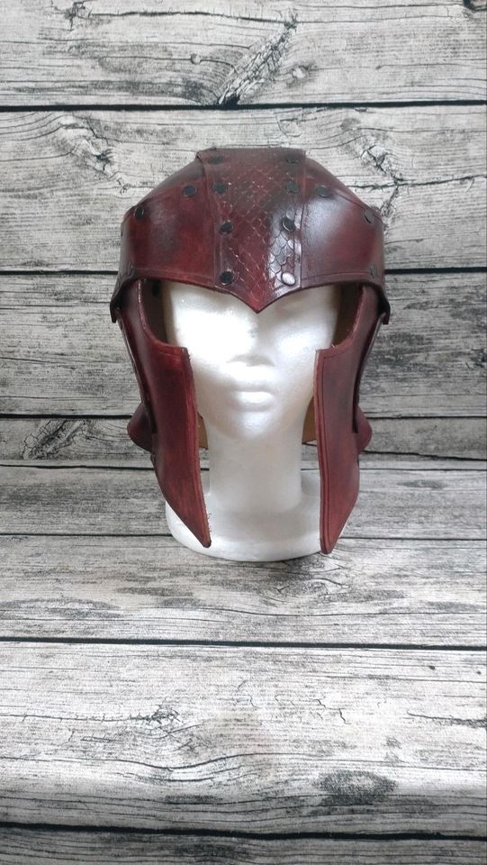 Lederhelm, Ritterhelm, Mittelalter, Larp, Helm in Gütersloh