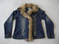 Stretch Jeansjacke Jeans Jacke blau used look Fellkragen 36 neu Niedersachsen - Lilienthal Vorschau