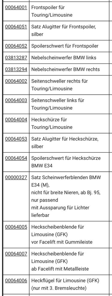 Bmw E34 Heckflügel Seidl Tuning/Spoiler in Glött