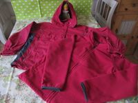 Regen- + Fleece- Jacke 3-in-1 TCM Tchibo 122/128 rot d.grau Thüringen - Weimar Vorschau