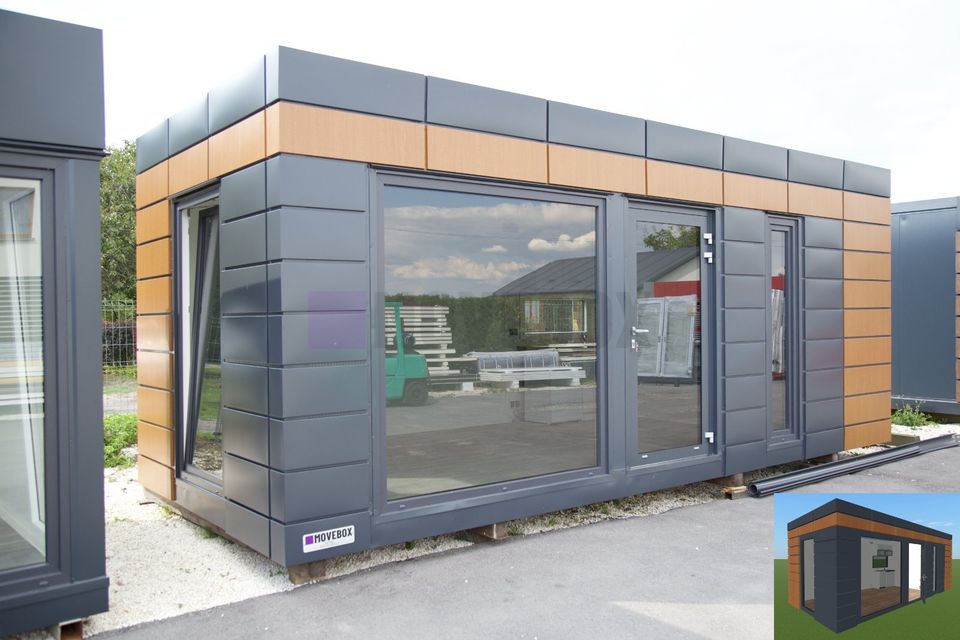 Container Bürocontainer Wohnung Pavillon Mini-Haus Gartenhaus 444 in Regensburg